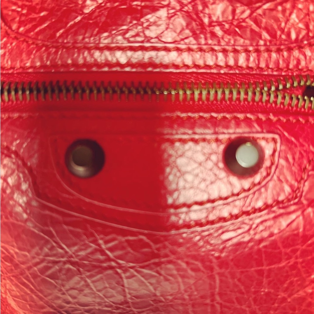 Balenciaga Small Red City Bag - Picture 2 of 6
